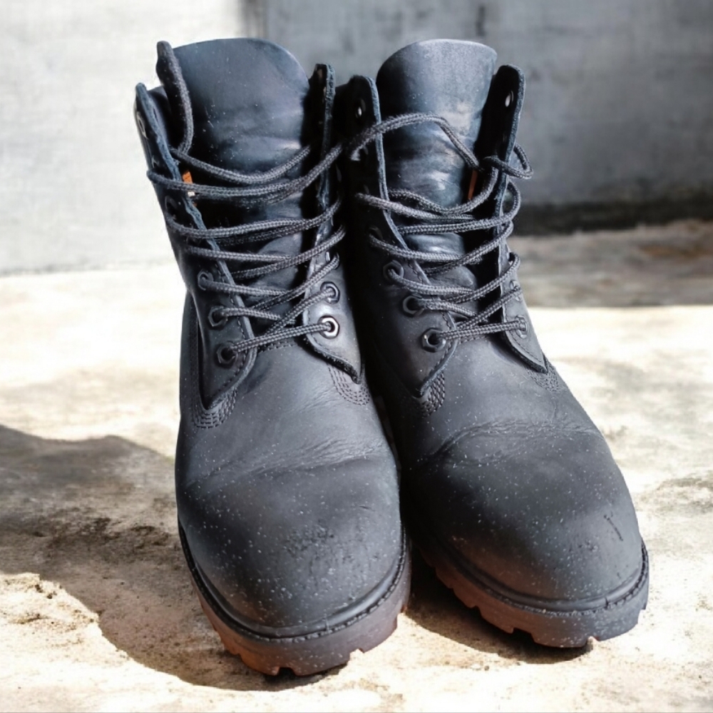 US8.5M🖤Timberland Premium 6IN Waterproof Boots Black Nubuck 🖤Men's/Hommes